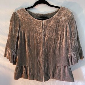 LIMITED COLLECTION MARKS AND & SPENCER REFLECTIVE VELOUR SILK TOP